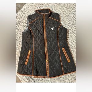 Brand new Texas Longhorn Vest from Gameday Couture.